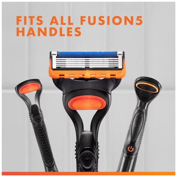 Gillette Fusion 5 Razor Set Includes 1 Razor and 6 Refill Cartridges New In Box - Picture 9 of 10